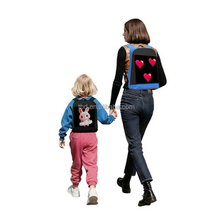 Sac à dos LED avec contrôle de l'application, sac à dos pour ordinateur portable cool DIY Pixel <span class=keywords><strong>Art</strong></span> Animation Fashion <span class=keywords><strong>Programming</strong></span>, cadeau unique pour hommes femmes sac - Product Image 1