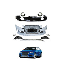 Matériel ABS de haute qualité Direct Sporty RSQ5 Style Kits de carrosserie Diffuseur arrière Kit de corps de lèvre de pare-chocs avant pour Audi Q5 SQ5 2013-2016