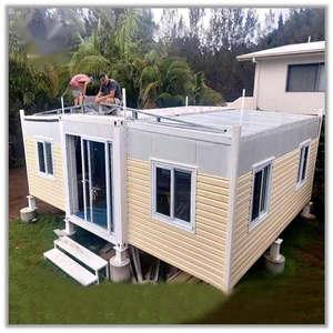 Casa Contenedor Expandible de 40 y 20 Pies, Instalación Rápida, Panel Sándwich de Acero, Casa Modular, Diseño Moderno, <span class=keywords><strong>Residencial</strong></span> de Lujo - Product Image 1