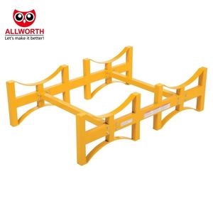 <span class=keywords><strong>Rack</strong></span> empilable couleur RAL de haute qualité Transport plate-forme simple entrepôt utilisation tambour support empilable - Product Image 1