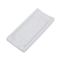 Recyclable PVC Transparent Blanc Plateau Intérieur Imprimable Téléphone Cas Boîte D'emballage En Plastique Emballage Blister