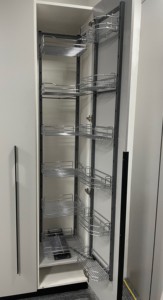 Étagère de rangement moderne en acier inoxydable pour la <span class=keywords><strong>cuisine</strong></span>, la chambre à coucher, l'hôtel, gain de place, support à collations à 6 niveaux, organisateur de fournitures diverses - Product Image 2