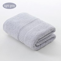 Petite serviette de bain en pur coton quantité minimale de commande de haute qualité de couleur unie en gros pour la maison