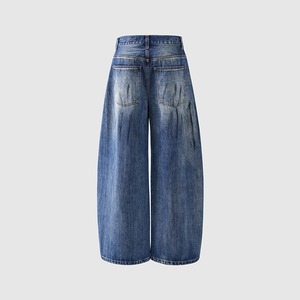 Jeans Anchos de Cintura Alta Estilo Americano <span class=keywords><strong>para</strong></span> <span class=keywords><strong>Mujer</strong></span> y Hombre, Nuevo Diseño, Holgados y Estilizantes, Tipo Boyfriend - Product Image 6