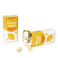 Wholesale Customized Hard Sour Flavoured Sugar-Free Xylitol Sweetened Mints Bulk Candy with Sweet Taste