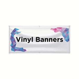 Bannière publicitaire personnalisée en PVC imperméable avec impression numérique couleur pour utilisation en extérieur - Product Image 1