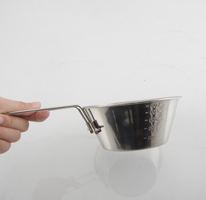 Taza Sierra SM06 de Acero Inoxidable de 550 ml, 300 ml, 250 ml, 350 ml, Taza con Asa y Marcas de Capacidad y Medidas - Product Image 6