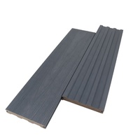 Plancher de terrasse en bois composite WPC co-extrudé durable pour l'extérieur, système de clic, revêtement de sol en plastique composite pour jardin, piscine