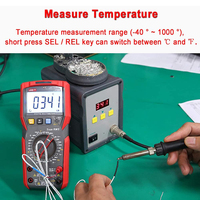 UNI-T UT89X Multimeter Digital True RMS NCV Tester AC DC Voltmeter Ammeter Pengukur Kapasitansi Frekuensi Resistansi Suhu