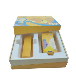 高級カスタマイズ蓋カバー2ピース段ボール紙箱ブリスターインナートレイスキンケア美容製品化粧品包装箱
