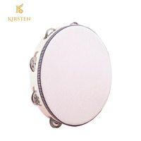 Fast Delivery KIRSTEN CT-1 Durable Wooden Hand Drum 4/6 Inches Tambourine for Wedding Christmas