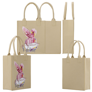 Sac de rangement en feutre personnalisable (logo/taille) largement utilisé, idéal pour le salon, design pliable, écologique et durable - Product Image 2