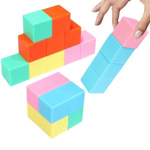 Vente en gros <span class=keywords><strong>de</strong></span> 20 cubes magnétiques en plastique <span class=keywords><strong>de</strong></span> 2cm, boîte d'aides pédagogiques pour élèves du primaire, cube fabriqué en 1ère année - Product Image 5