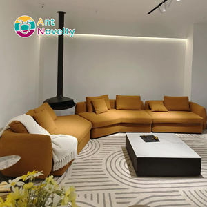 AntNovelty cama esquinera sofás de hotel nórdicos conjunto en forma de L sofá moderno italiano moderno - Product Image 2