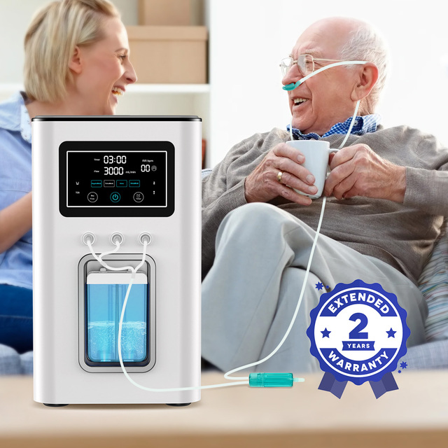 Suyzeko Best Material Molecular Hydrogen Inhalation Machine Hydrogen Inhalation Machine 900ml 3000ml Inhalation H2 Machine