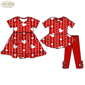 Nuovo Arrivo: Abito Estivo da Notte per Bambine, Carino, Girocollo, Maniche Corte, Stampa Personalizzata, Traspirante e Confortevole - Product Image 1