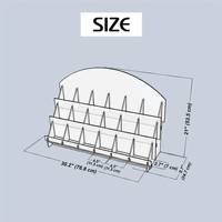Étagère de présentation de vente au détail à plusieurs niveaux sur mesure, étagères de présentation pour foire artisanale, stand de présentation en bois pour marché fermier