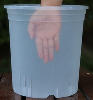 Pot Tanam Sayuran dan Bunga Hortikultura Rumah Tangga Ukuran Besar Sederhana Model Galon Pengontrol Akar Plastik Transparan