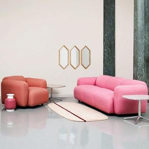 Sofá Modular Swell - Estructura de Pino Sólido, Resortes de Acero al Manganeso, Forma Cuadrada, Relleno de Esponja Tapizado T/SZFA 3005-2026 - Product Image 3