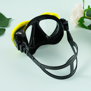 Masque de plongée Asy, taille unique, silicone liquide, verre trempé, anti-buée, masque de plongée avec tuba - Product Image 3