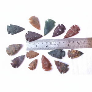 Venta al por mayor de puntas de piedras preciosas de cristal de ágata india de 2 pulgadas hechas a mano a la venta - Product Image 1