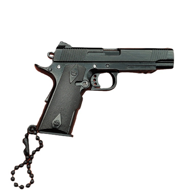 Новое поступление, игрушечный пистолет Colt 1911, металлический брелок из цинкового сплава, Высококачественная модель пистолета 1:3