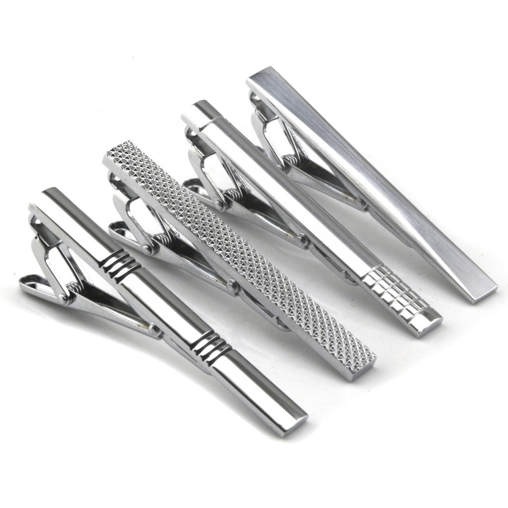 Werkspreis individueller Clip auf Krawatte Pin Zubehör Geschenk Box de corbata klassische Herren Krawatte Bar-Set Luxus Bogen Krawatten-Clips Herren