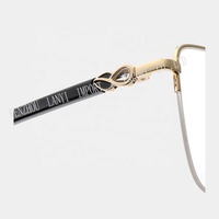 Monture de lunettes demi-cerclée ODM certifiée CE, légère et élégante, idéale pour les événements sociaux, les sorties décontractées et la navigation sur tablette à la maison