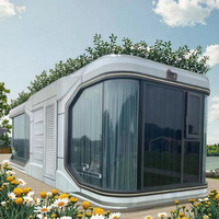 La maison de capsule de l'espace des maisons d'hôtel de serres préfabriquées modernes une alternative écologique et élégante aux conteneurs traditionnels