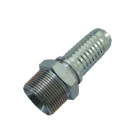 Raccords de tuyau hydraulique à filetage mâle BSPT 13011 forgés, zingués, haute pression, classe 3000, avec garantie de 3 ans