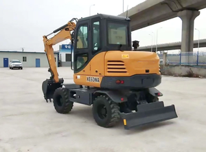Nhà Máy bán hàng trực tiếp 6 tấn mini bánh máy xúc <span class=keywords><strong>xe60w</strong></span> máy xúc trên bánh xe - Product Image 3