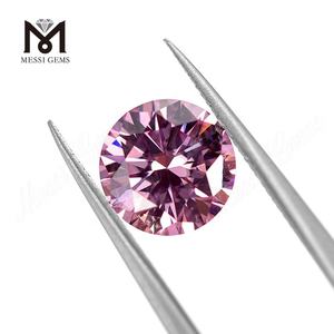 Preço de atacado solta rodada corte brilhante <span class=keywords><strong>moissanite</strong></span> rosa 1 carat <span class=keywords><strong>moissanite</strong></span> pedra - Product Image 4
