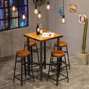 High Bar <strong>Table</strong> Metal <strong>Table</strong> Wall-Mounted Square <strong>Table</strong> Nordic <strong>Light</strong> Luxury Gold Iron Art Balcony Small Bar <strong>Table</strong> Square <strong>Table</strong> - Product Image 1