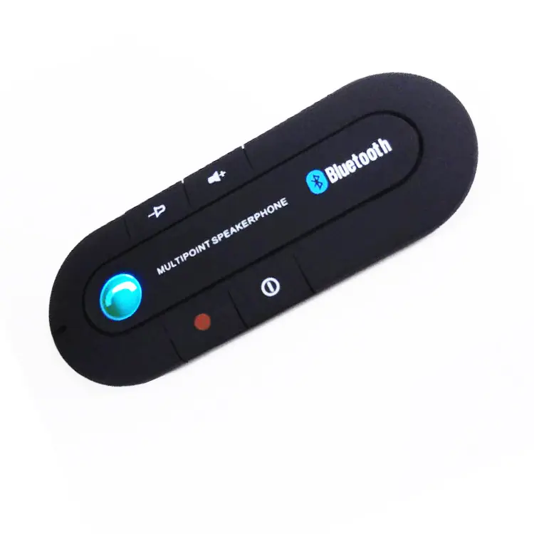 Kit vivavoce Bluetooth per auto altoparlante Bluetooth senza fili telefono lettore musicale MP3 vivavoce con Clip per visiera parasole