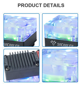 Cassa SO-U6A-12V Socooler-refrigeratore ad acqua efficiente pompa di raffreddamento ad acqua con regolazione della temperatura ottimale ventole e raffreddamento del Computer - Product Image 4