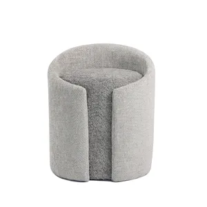 Nordic Style Modern Indoor Home Luxury Small round Foot Step Dressing Stool Indoor Living Room Bedroom Hotel Ottomans Low Stool