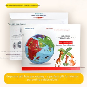 Globo Terráqueo <span class=keywords><strong>3D</strong></span> para Armar, Mapa <span class=keywords><strong>del</strong></span> <span class=keywords><strong>Mundo</strong></span>, Juguete Educativo para Niños, Regalo, Mapa <span class=keywords><strong>del</strong></span> <span class=keywords><strong>Mundo</strong></span> de Papel - Product Image 5