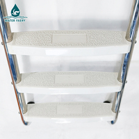 Marchepied d'escalier de piscine en plastique ABS Water Faery, robuste, léger, durable et antidérapant pour un accès sûr à la piscine