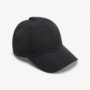 <b>Light</b> <b>Board</b> Soft Top Quick-drying 6-Panel Baseball Cap Unisex Summer Crossed Hollow Ponytail Thin Breathable Mesh Common Image - Product Image 6