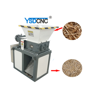 Broyeur de métaux portatif à double arbre, mini déchiqueteuse de plastique, broyeur de disques durs YSDCNC pour particules et MDF – Prix abordable - Product Image 1