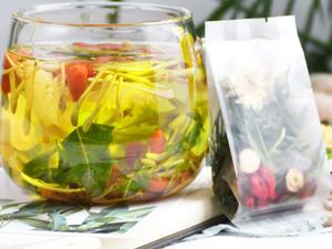 Feuille de bambou Chrysanthème chèvrefeuille d'herbes poumon thé détox - Product Image 2