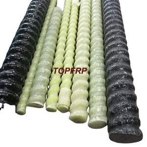 Barres d'armature en fibre de verre GFRP filetées anti-corrosion - Services de cintrage et de découpe haute résistance - Product Image 1