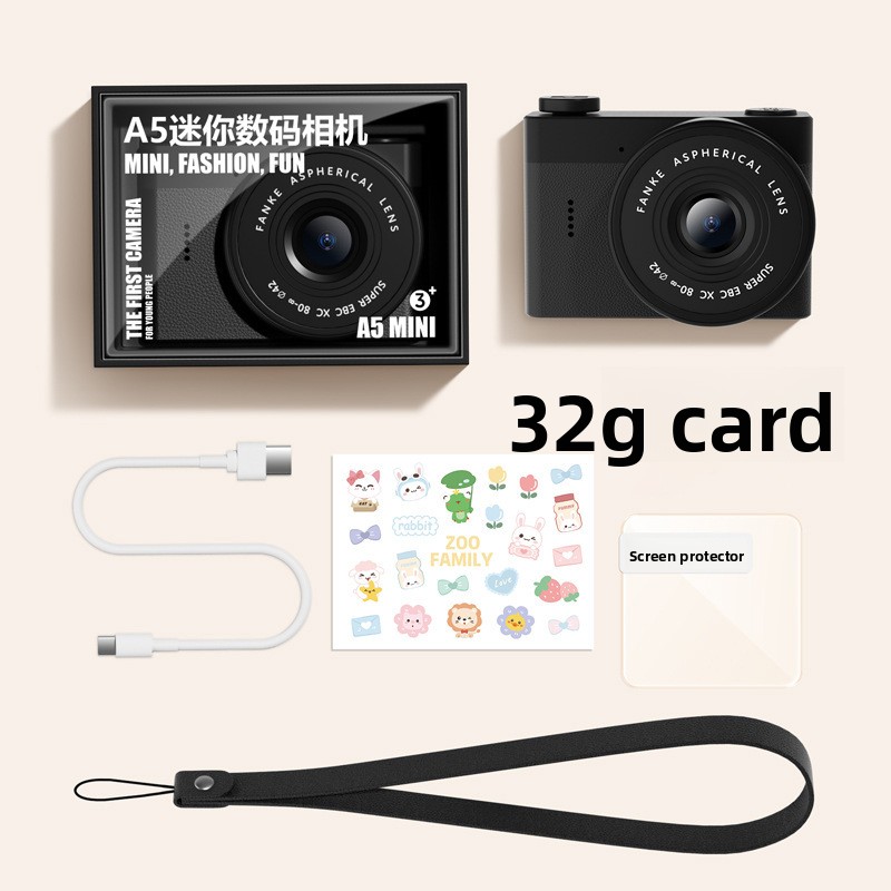 Gentleman Black+การ์ด 32G+สติ๊กเกอร์+เชือกเส้นเล็ก+Char