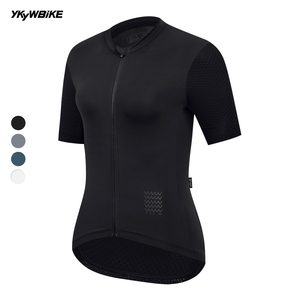 YKYWBIKEサマーアンチUVサイクリング自転車服クイックドライマウンテン女性バイク服サイクリングジャージーカスタマイズ - Product Image 3
