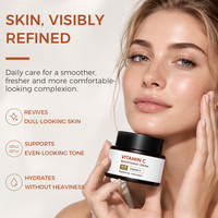Crème Éclaircissante au Beurre de Karité et Vitamine C, Hydratant Anti-Âge Visage à la Niacinamide, Soin de la Peau OEM/ODM Marque Blanche