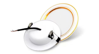 Spot LED encastré moderne en aluminium pour intérieur commercial, RGB, PIR, d'urgence, dimmable, 12V