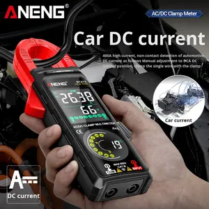 Pinza Amperimétrica Multifuncional <span class=keywords><strong>ANENG</strong></span> AC/DC, Pantalla Dual Inteligente, <span class=keywords><strong>Amperímetro</strong></span> de Alta Precisión Totalmente Automático ST213, Mide Voltaje - Product Image 2