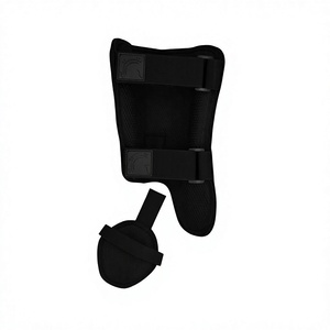 Protège-jambes en néoprène noir avec fermeture auto-agrippante, léger, ajustement universel, protection toutes saisons - Product Image 3