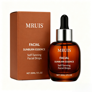 Self <strong>Tanning</strong> <strong>Face</strong> Serum Sunless <strong>Tanning</strong> Lotion Natural Bronzing Formula Smooth Glow Easy Application Premium Skincare MRUIS - Product Image 1