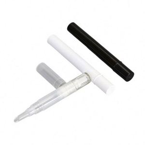 Tube d'huile pour cuticules vide personnalisé avec logo, 3 ml, 5 ml, en plastique transparent brillant, stylo cosmétique à visser pour soins personnels avec couleur personnalisée - Product Image 1